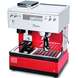 Quick Mill Retro 0835, Siebträgermaschine, Rot, Silber