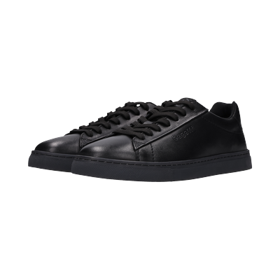 Sneaker BUGATTI, Herren, Gr. 43, Textil, schwarz, Nappaleder, Schuhe Sneaker, Retro Sneaker, Business-, Anzug Sneaker