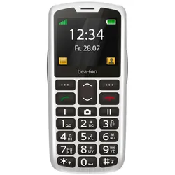 Beafon SL260 LTE - 4G, Silver Line, Großtastenklapphandy, silber-schwarz