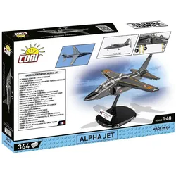 Cobi Armed Forces 5842 - Alpha Jet French Air Force, 364 Klemmbausteine