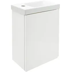 Cersanit Dormo Waschtisch mit Unterschrank 40x21,5x64 cm weiß glänzend SIKONCMO014BL