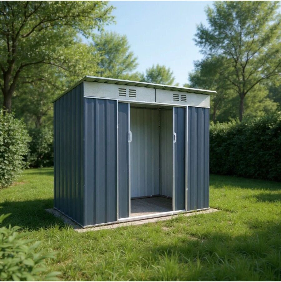 Domus CASETTA TETTO PIATTO 200X145X173 GRIGIA