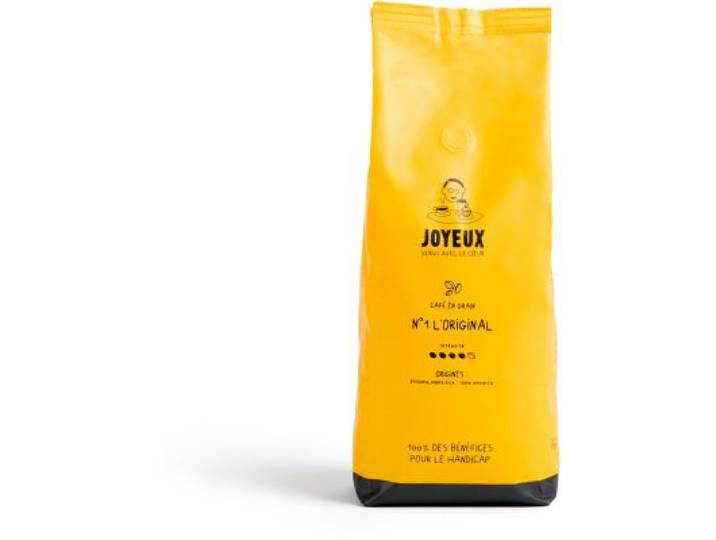 Cafe Joyeux - Café En Grain 1kg L'original - Intensité 4