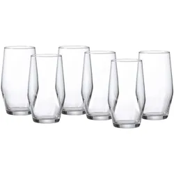 LONGDRINKGLÄSER Salsa transparent 370 ml 6er Set