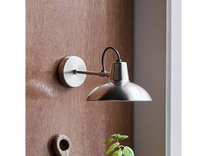 Desk Wandlampe silber Ausladung 30cm, Stecker - House Doctor - Schlafzimmer - Design - Metall - Einflammig