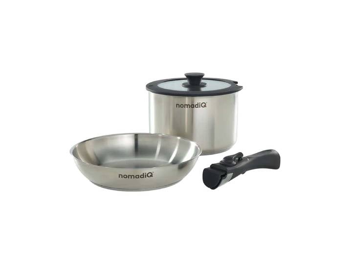 nomadiQ Premium Edelstahl-Kochgeschirr-Set