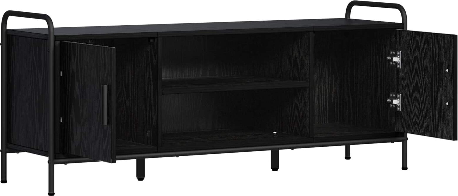 vidaXL Meuble TV 119 x 33 x 50 cm Chêne noir