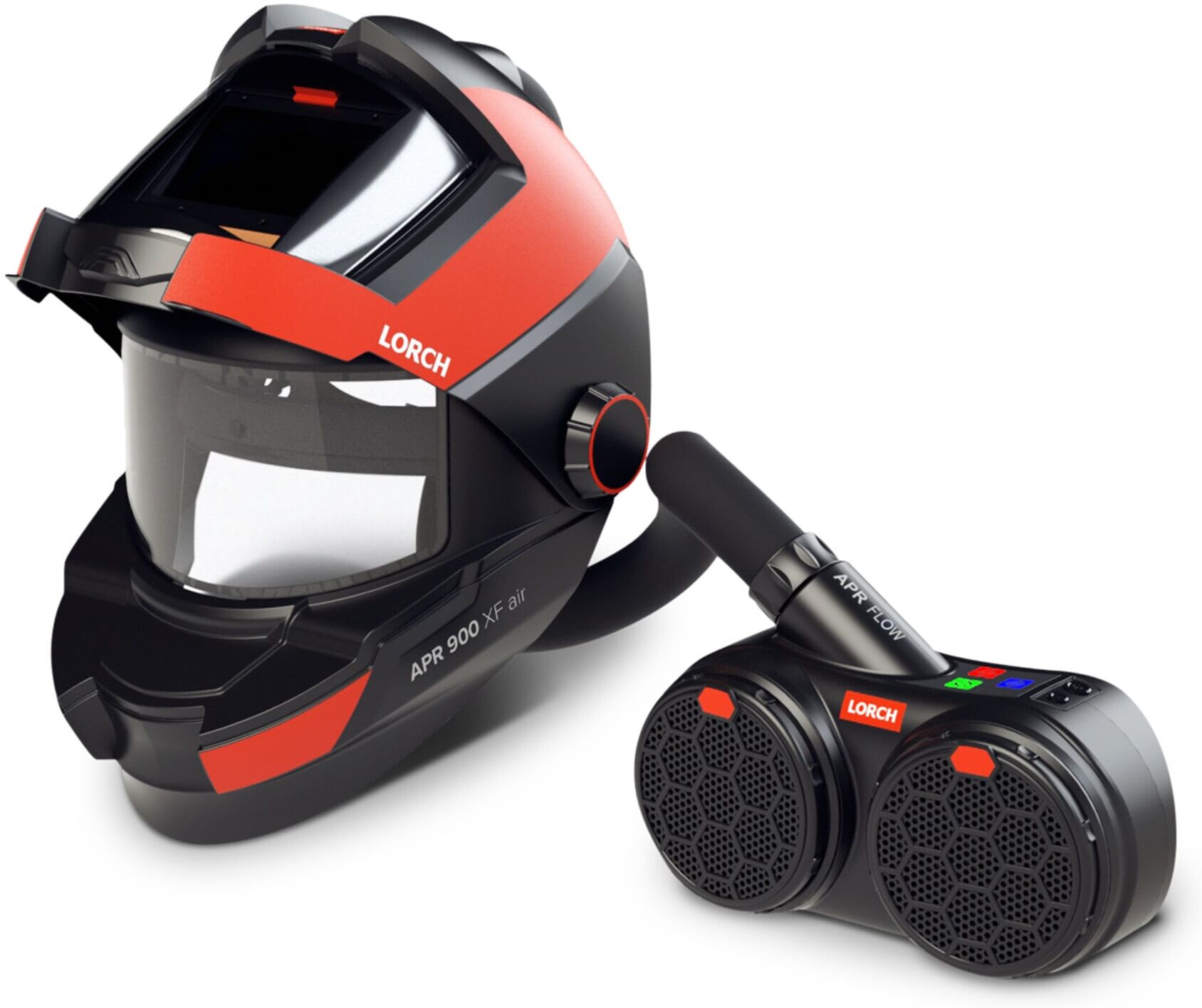 Lorch Frischluftsystem APR Flow + Schweißhelm APR 900 XF air Set (553.3202.1)