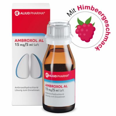 ALIUD Pharma GmbH Ambroxol AL Saft zur Erleichterung des Abhustens bei erkältungsbedingter Bronchitis (Schleimlöser) 100 ml 04765768