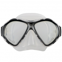 Scubaforce Tauchmaske Vision II - Farbe Transparent / Silber #