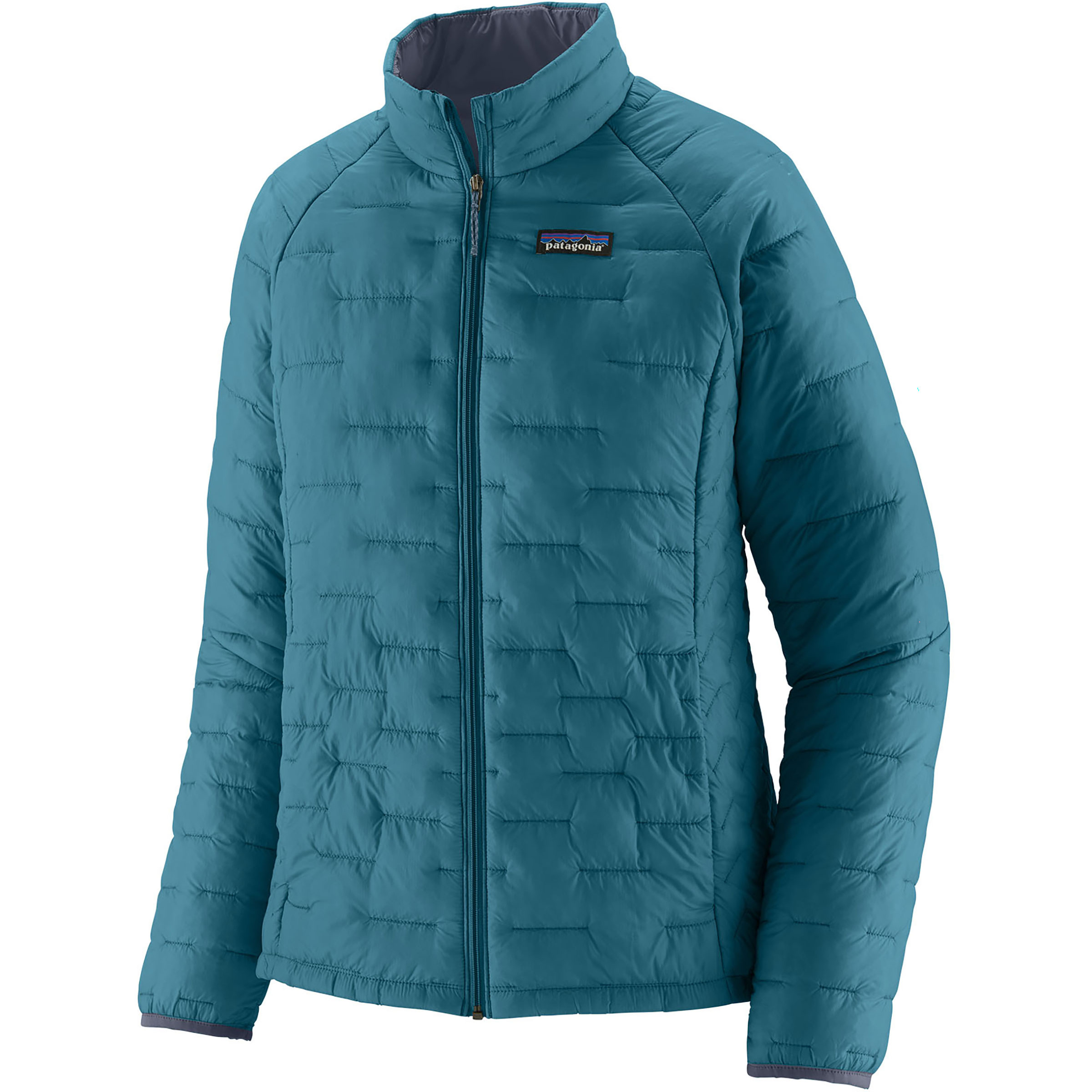 Patagonia Micro Puff Damen Isolationsjacke blau Größe XS Trekking Klein verpackbar Wasserabweisend