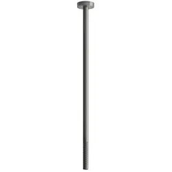 Gessi316 Meccanica Waschtisch-Deckenauslauf 1/2, kombinierbar mit Einhebelmischer oder Sensor, personalisierte Länge, nachträglich nicht kürzbar, 54296727, Farbe: Messing gebürstet PVD