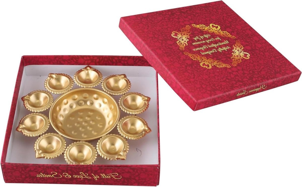 Urli Decoratieve Kom Theelichthouder - Goud - 25,5 cm