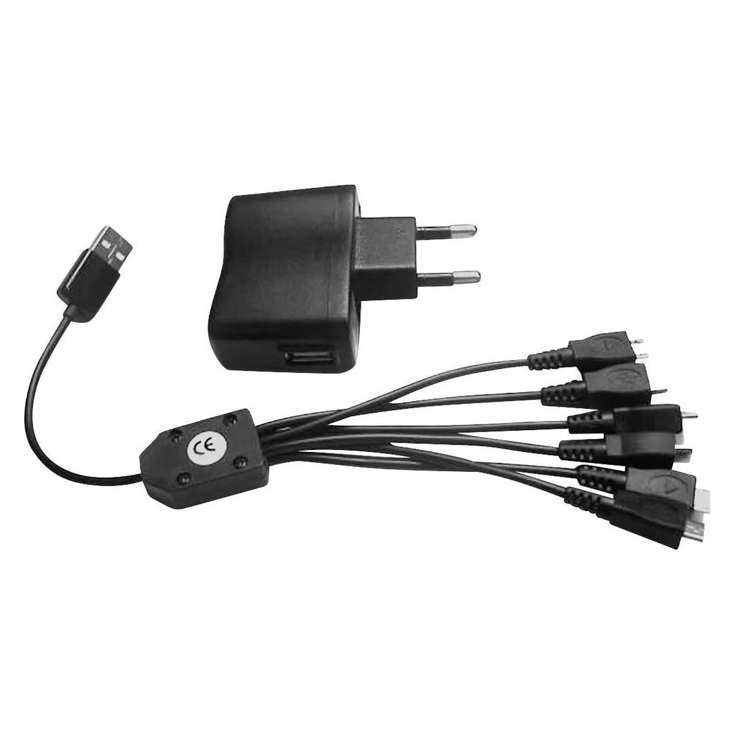 Midland Netzteil 6-faches USB-Ladekabel für ATR 100/200/TelMe/Multicom 29930 (29930)