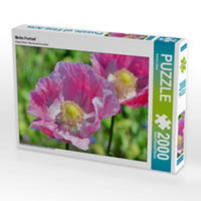 CALVENDO Puzzle Mohn-Portrait | 2000 Teile Lege-Größe 90x67cm Foto-Puzzle für glückliche Stunden