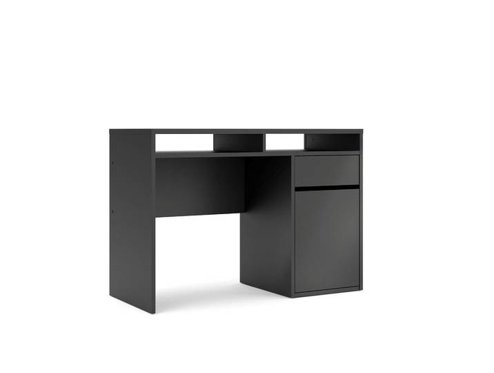 ebuy24 Schreibtisch Schwarz, 48x77x110 cm, Büromöbel, Schreibtische, Schreibtische