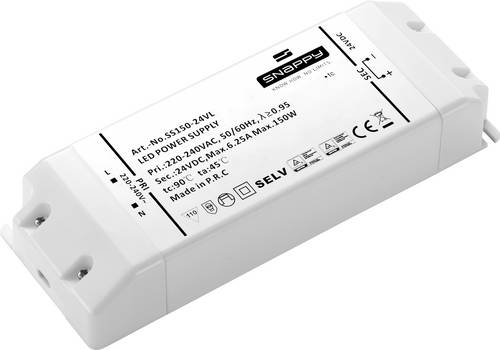 Dehner Elektronik SS 150-24VL LED-Treiber 50W 6.25mA 24 V/DC Überlastschutz, Überspannung 1St.