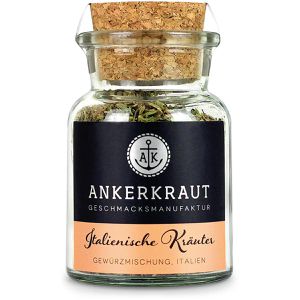 ANKERKRAUT Gewürzmischung Italienische Kräuter, ohne Salz, für italienische Gerichte, vegan, im Glas, 25 g