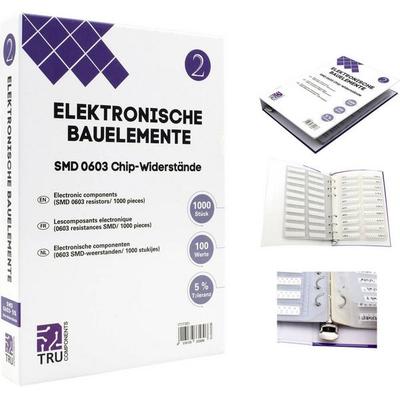 TRU COMPONENTS TC-6869404 TC-6869404 Sortiments-Album SMD 0603 0.1W 5% 1000 Teile