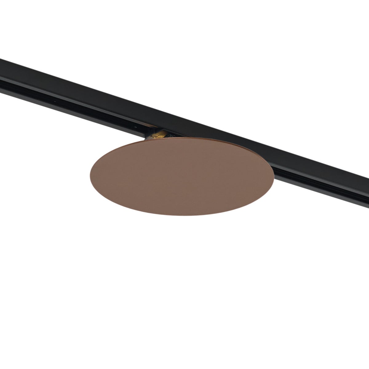 Qazqa Moderne plafondlamp brons voor 1-fase railsysteem met 2 lampen