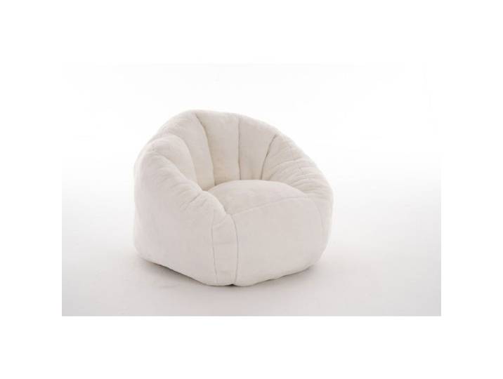 Fauteuil pouf poire 1 place - ZEVKOR - Pouf poire enfant - Peluche polyester - 75×70×52 cm - Charge 100 kg