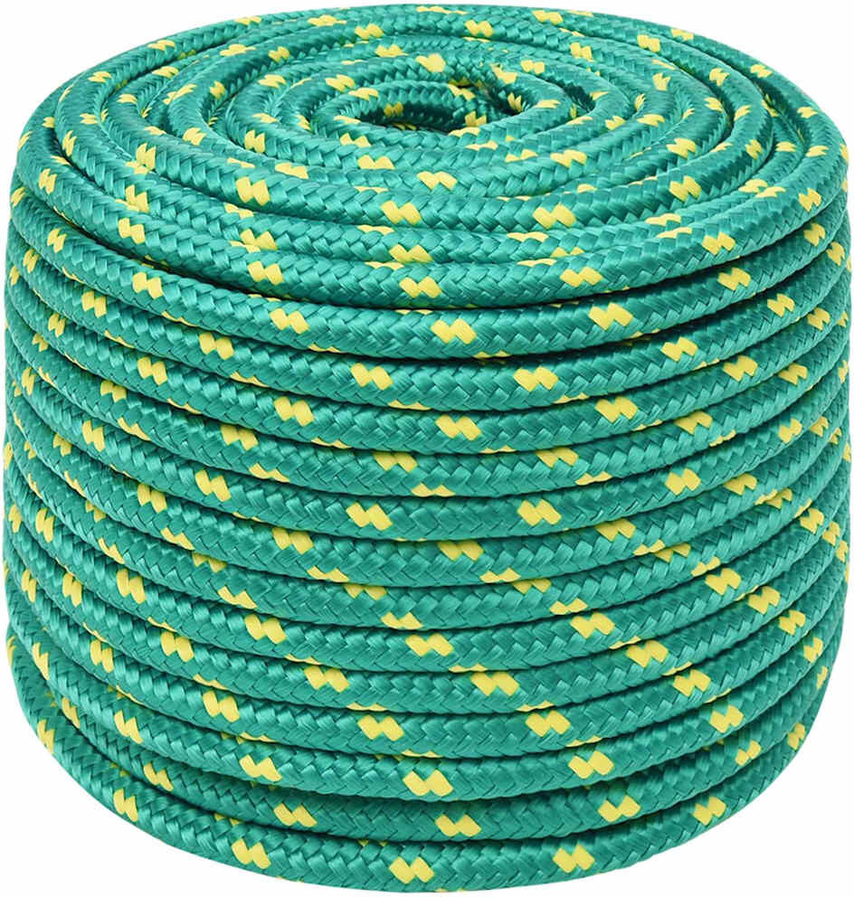 vidaXL Corde de bateau Vert 14 mm 250 m Polypropylène