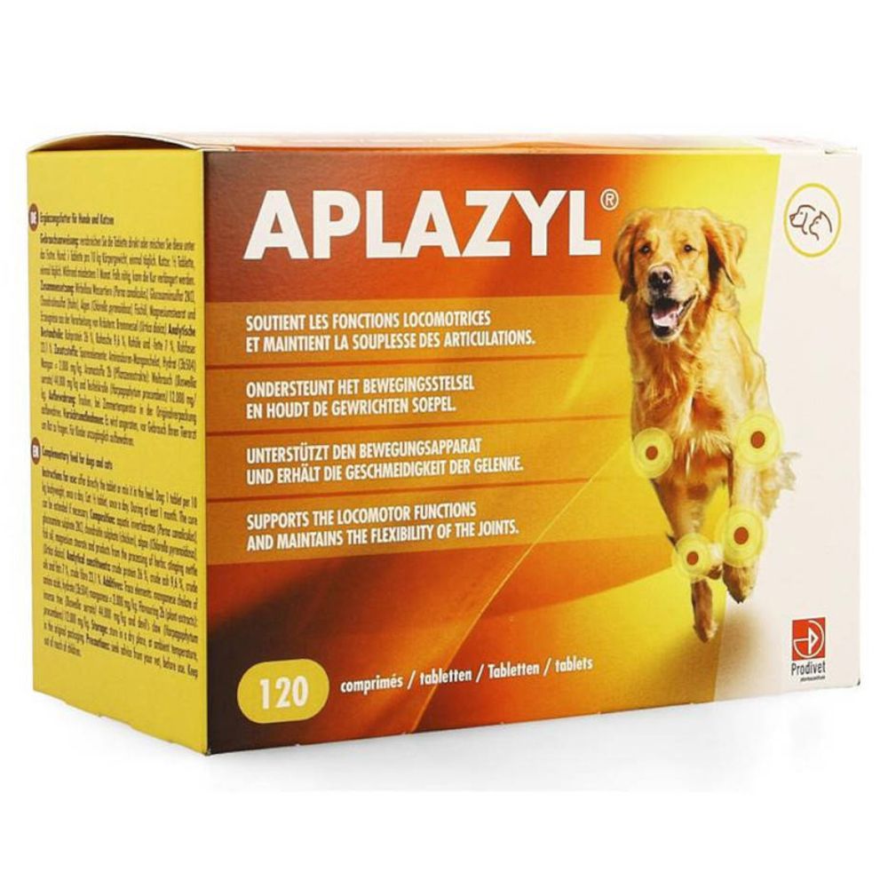 Aplazyl Hond en Kat 120 St Tabletten