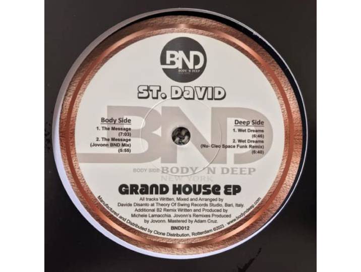 St. David - Grand House Ep