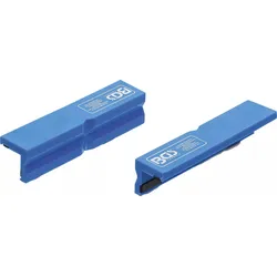 BGS 3046 Satz Schraubstock Schutzbacken aus Kunststoff V + H Profil Breite 125mm 2 teilig