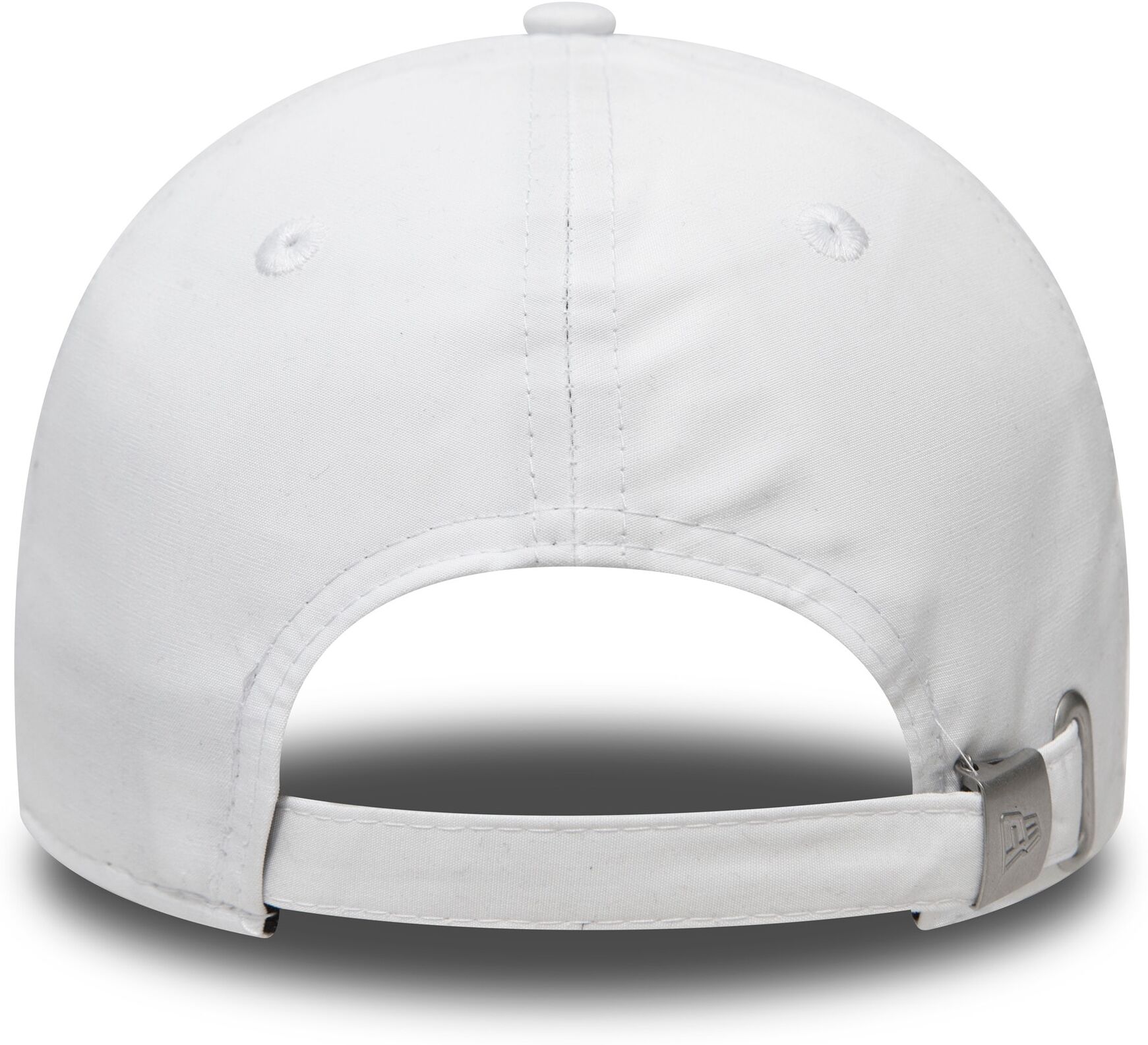Baseball Cap NEW ERA, weiss (weiß), Web, Baumwollmischung, unifarben, Caps Baseball Cap, mit festem Schirm, aus Baumwolle und Polyester weiß Einheitsgröße