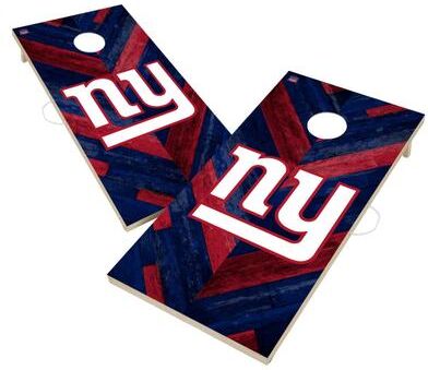 Skip's Garage New York Giants Regulation 2x4 Cornhole Boards - V6