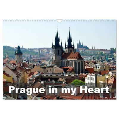 Prague in my heart (Wall Calendar 2027 DIN A3 landscape), CALVENDO 12 Month Wall Calendar
