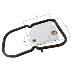 Hydraulikfilter Automatikgetriebe MAHLE HX 46D2 für Mercedes-Benz Porsche 190 E