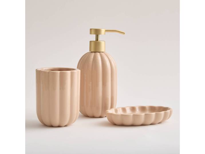 Coffret pour salle de bain 3 pièces, en céramique - Blancheporte