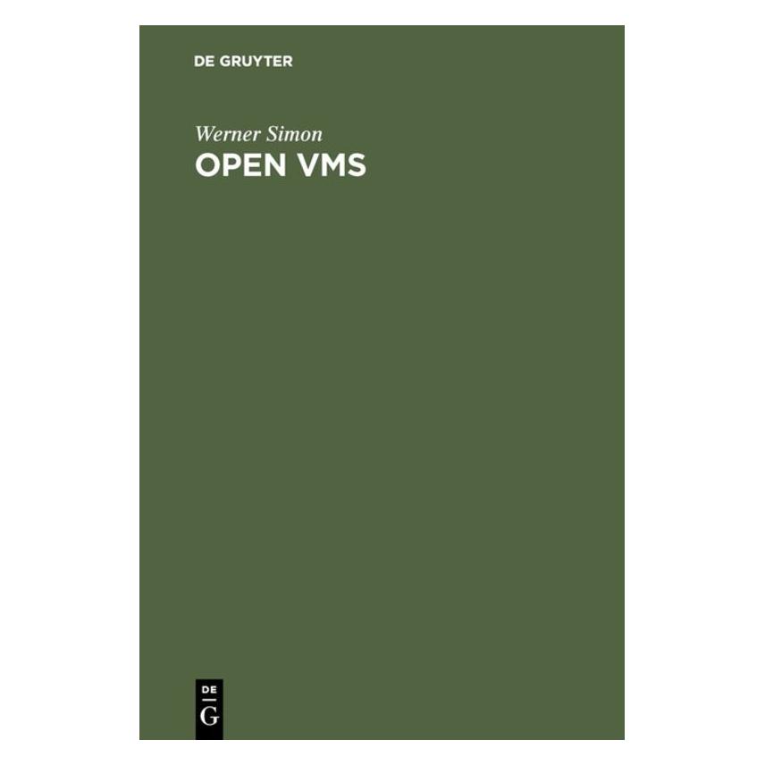 De Gruyter Simon,W.:Open VMS (Deutsch, Hardcover, Werner Simon) (67825824)