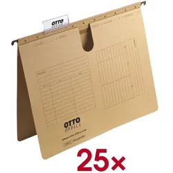 OTTO Office Hängehefter - 25 Stück braun, 31.8x25.1 cm