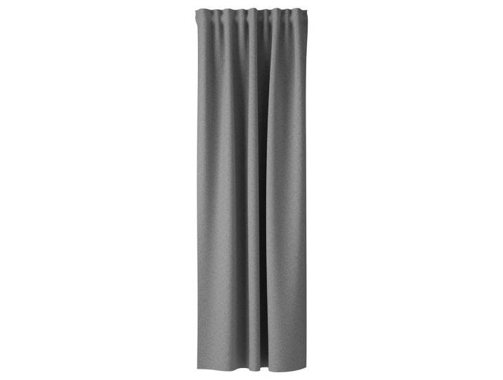 Fuggerhaus Verdunkelungsvorhang, Grau, Uni, 135x270 cm, Sondergröße, Heimtextilien, Vorhänge, Fertigvorhänge, Verdunkelungsvorhänge