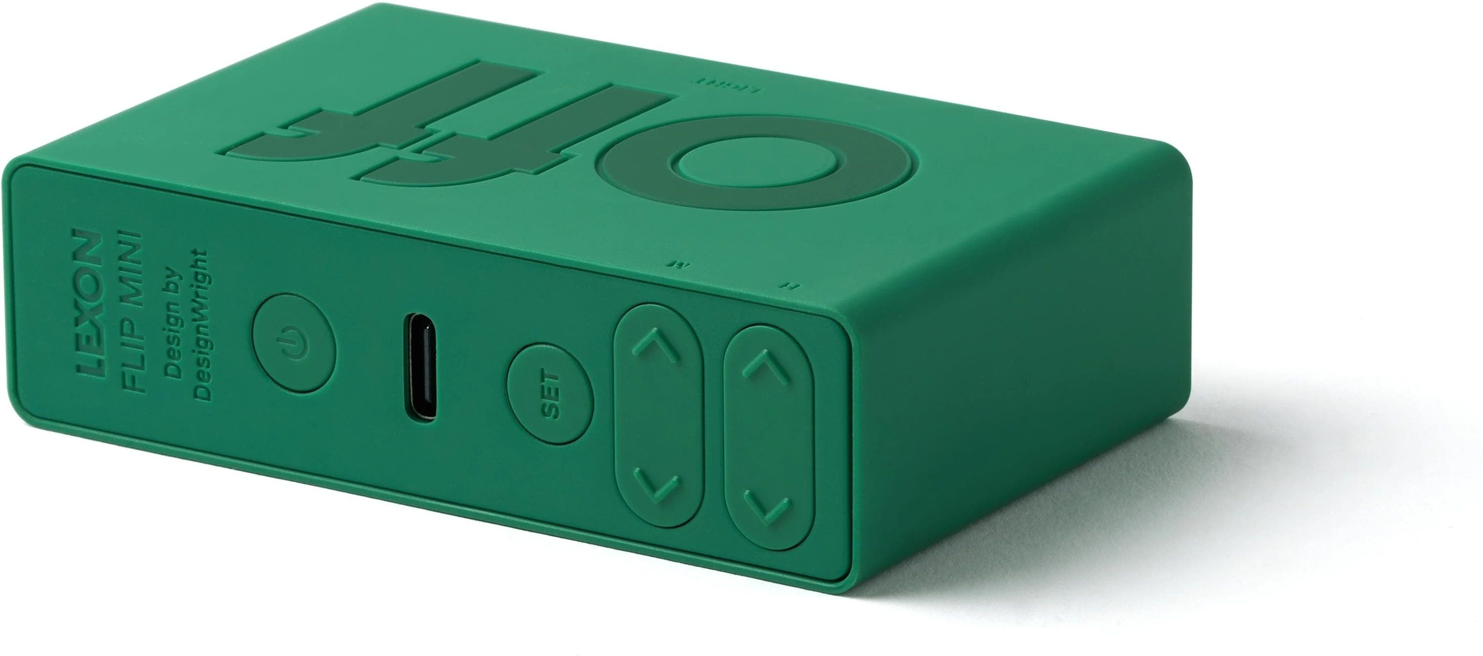 Wecker LEXON "Flip Mini", grün, Wecker, Wecker grün Einheitsgröße