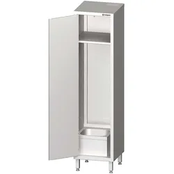 Stalgast Hochschrank mit Spülbecken für Reinigungsutensilien, 500 x 500 x 2000 mm (BxTxH)