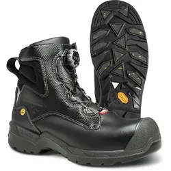 Sicherheitsstiefel 1358 HEAVY DUTY, S3 SRC HRO M CI HI AN ESD, Größe 45 - schwarz - 45