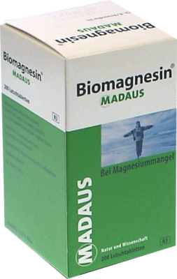 Cooper Consumer Health Deutschland GmbH BIOMAGNESIN Madaus Lutschtabletten 200 St 06195424