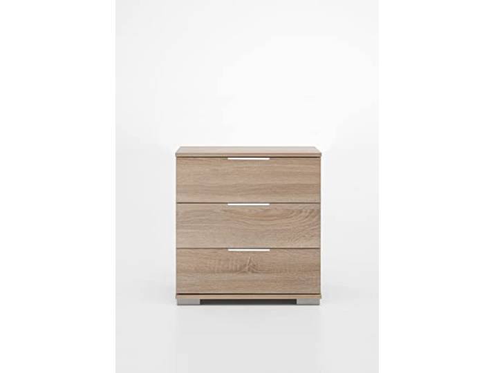 möbelando Nachtkommode >Easy Plus< (BxHxT: 52x58x38 cm) in Eiche-Sägerau