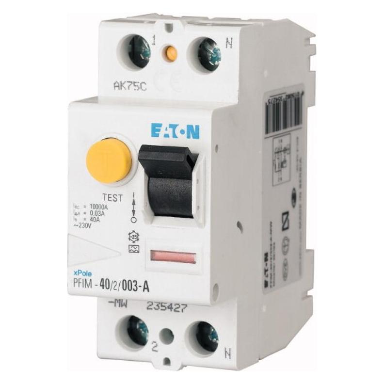 Eaton FI-Schalter, 40A, 2p, 30mA, Typ AC 235394 (235394)