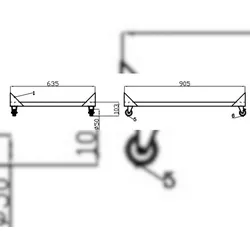 CombiSteel Unterbau Für Saladette 2 Türen