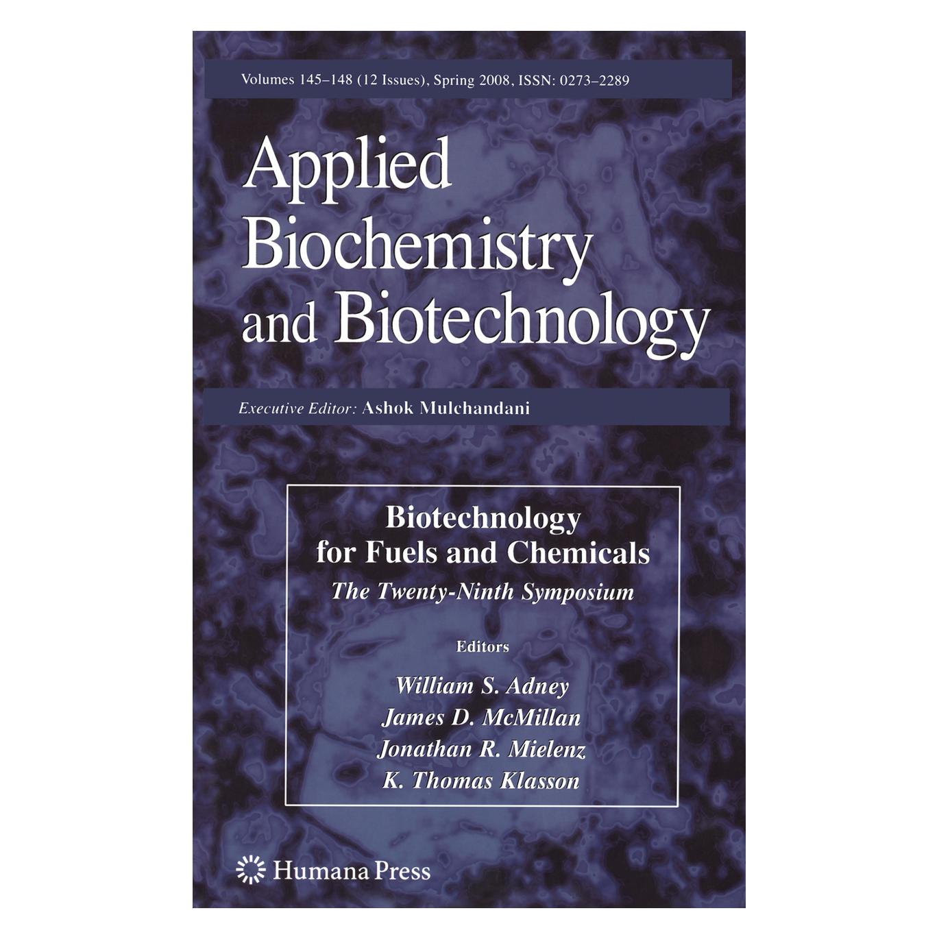 Springer Biotechnology for Fuels and Chemicals (Englisch, Softcover, James D. McMillan, Jonathan R. Mielenz, K. Thomas Klasson, William S. Adney) (55383443)