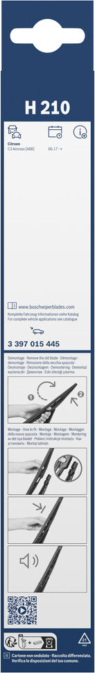 Bosch Wischblatt Rear 3 397 015 445 Für Citroën