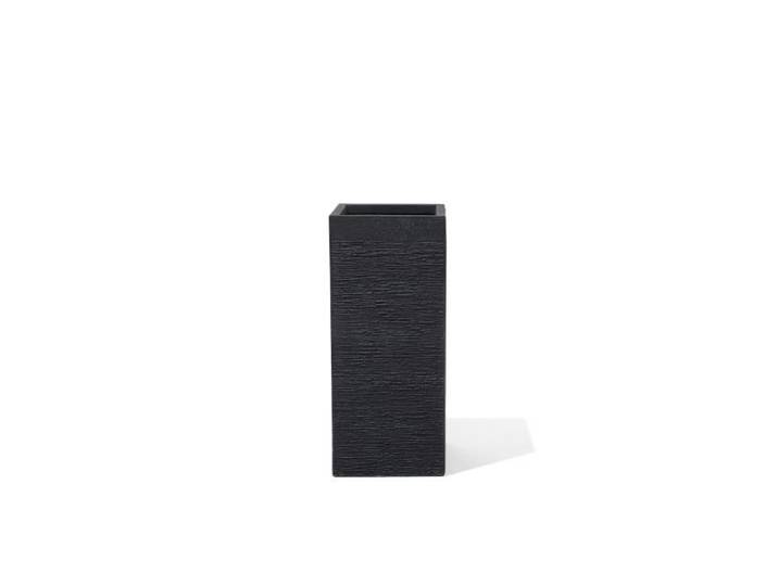 Petit cache-pot noir rectangulaire Dion