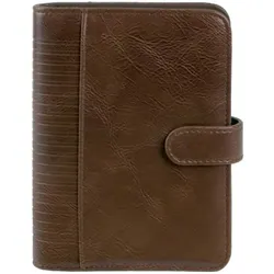 Bind, Agenda, 15601-1 - Systemplaner A5 ohne Kalender, Lederimitat, braun (A5)