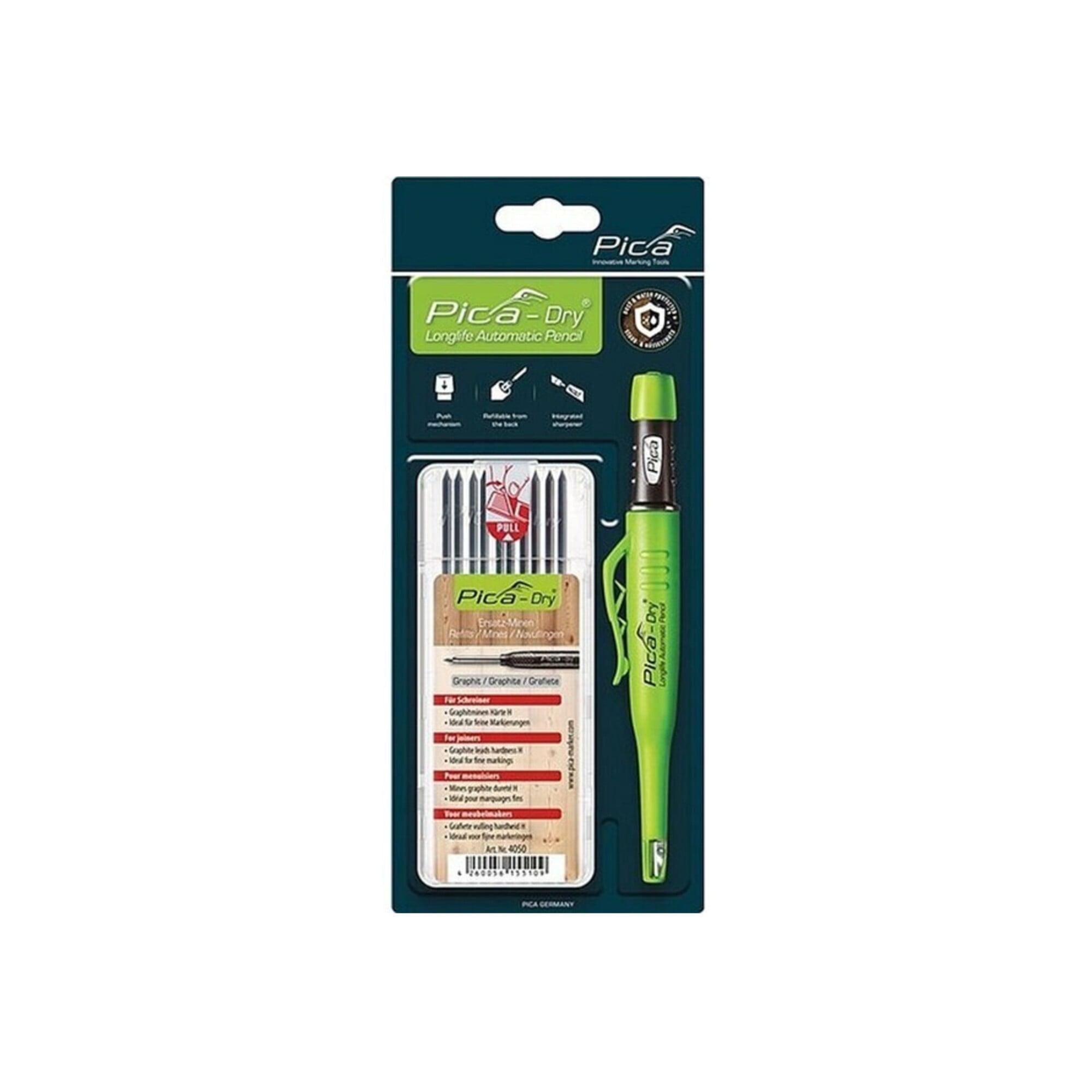 Bau-/Tieflochmarker Pica-Dry+Minenset Farbe graphit +Minenset 4000 871 360 PICA (30405)