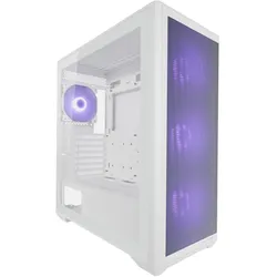 LC-Power Geh?use MidiTower ATX 8001B Light USB3.2,o.Netzteil,Pro-Strom-Light (ATX, mATX, Mini-ITX), PC Gehäuse, Mehrfarbig, Weiss